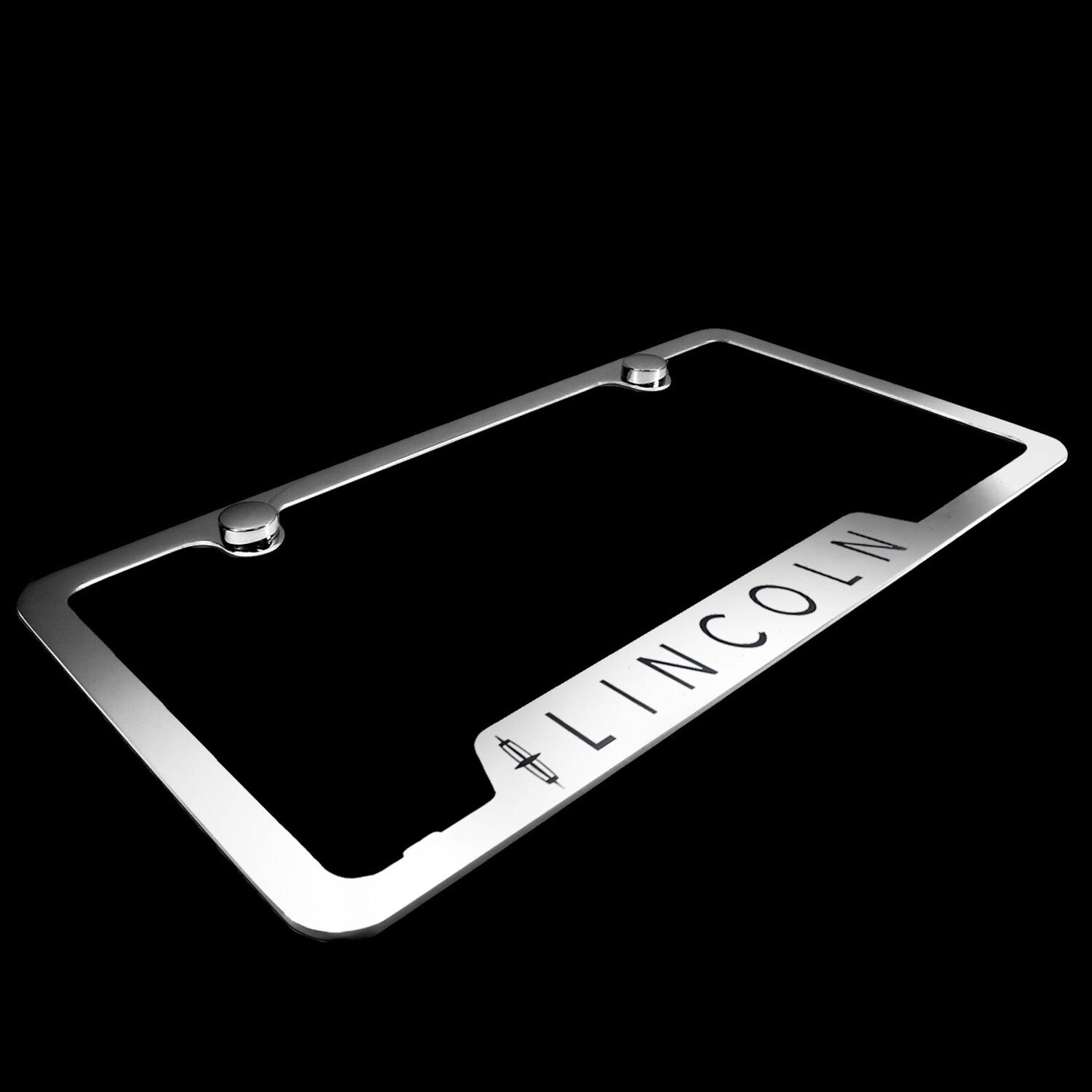 Brand New 2PCS Lincoln Chrome Stainless Steel License Plate Etsy