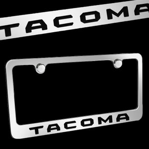 Brand New 1PCS Toyota Tacoma Chrome Plated Brass License Plate | Etsy