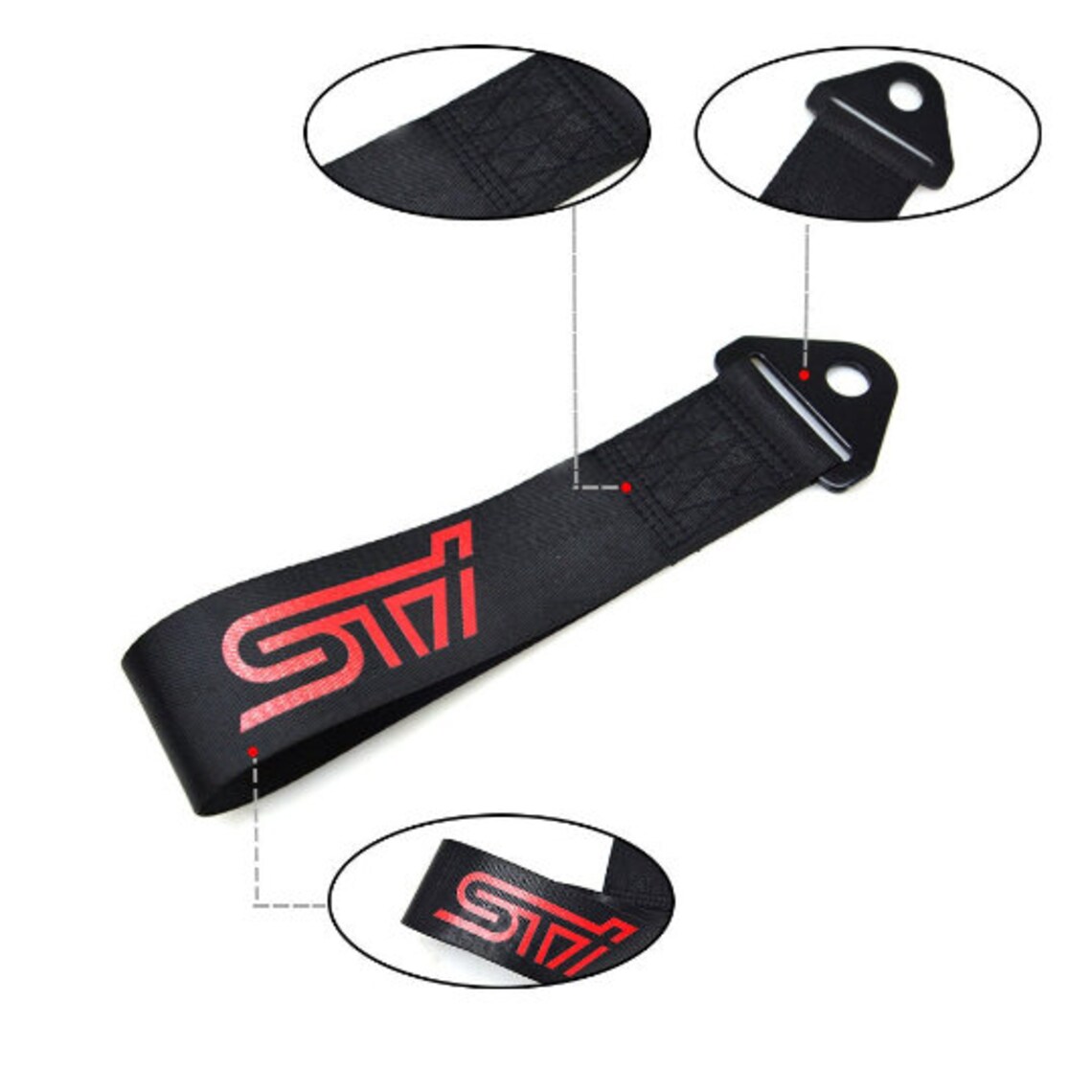 Brand New Sti High Strength Black Tow Towing Strap Hook For Etsy