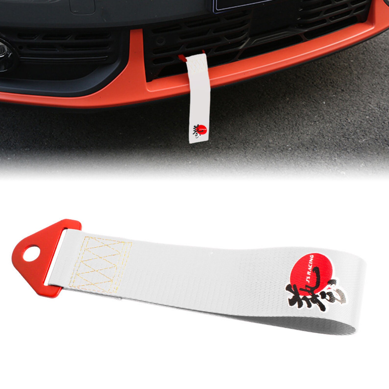 Brand New J's Racing High Strength White Tow Towing Strap Etsy