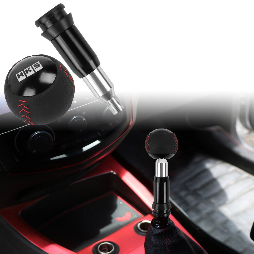 Brand New HKS Leather Black Round Ball Shift Knob Automatic Etsy