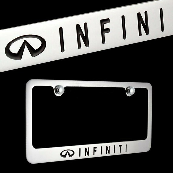 Brand New 1PCS INFINITI Chrome Plated Brass License Plate Etsy