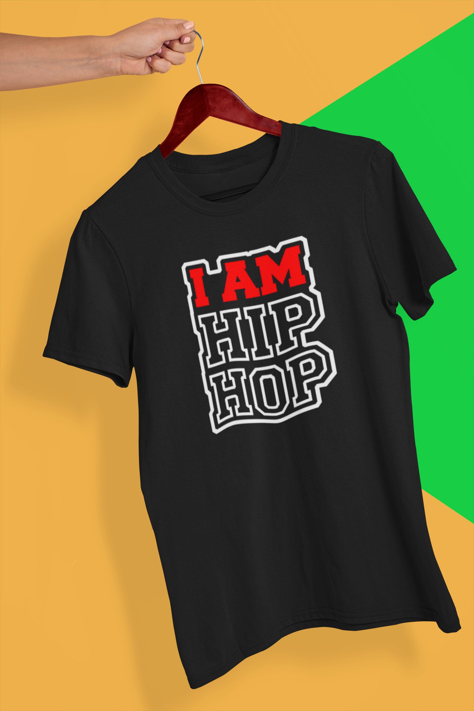 I Am Hip Hop Logo Retro Style T-shirt High Quality Brand New - Etsy