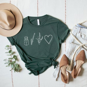 Practical Magic Shirt, Salt Rosemary Lavender Love Tshirt, Magic Spell Shirt, Love Whenever You Can, Witch Shirt, Witchy graphic unisex tee