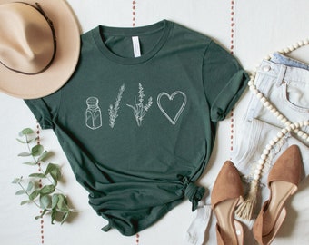Practical Magic Shirt, Salt Rosemary Lavender Love Tshirt, Magic Spell Shirt, Love Whenever You Can, Witch Shirt, Witchy graphic unisex tee