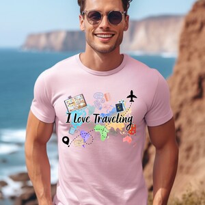 I Love Traveling Shirt, Travel the World Tee, Vacation Mode, Traveling Shirt, Wanderlust Shirt, Traveler Gift, Gift for Traveler, Vacay Mode