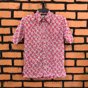 Vintage Reyn Spooner Hawaiian Shirt Red Size S