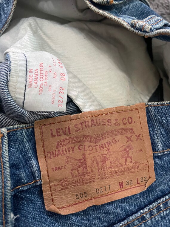 Vtg Levis 505 Blue Jeans W30 30 Made in Canada - Etsy Denmark