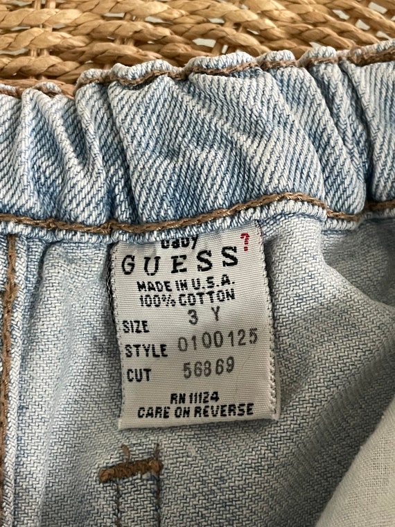 Vintage Baby Guess Jeans Toddler 3 Years - image 7