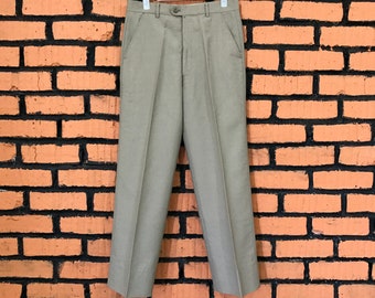 Christian Dior Wool Pants Brown Khaki Dress Pants W 29