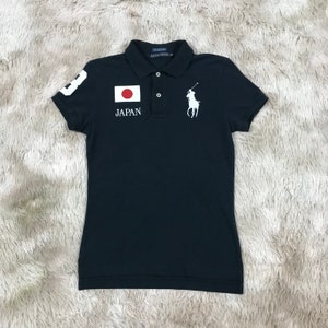 jssr着用類似 RalphLauren JAPAN Polo Shirts Polo Ralph Lauren Embroidered Red ☆Rare☆ Japan Short