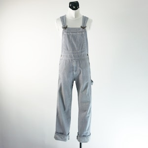 Peto de carpintero a rayas Heardson holgado, fabricado en Japón, vintage, años 90, pantalones de carpintero Heardson