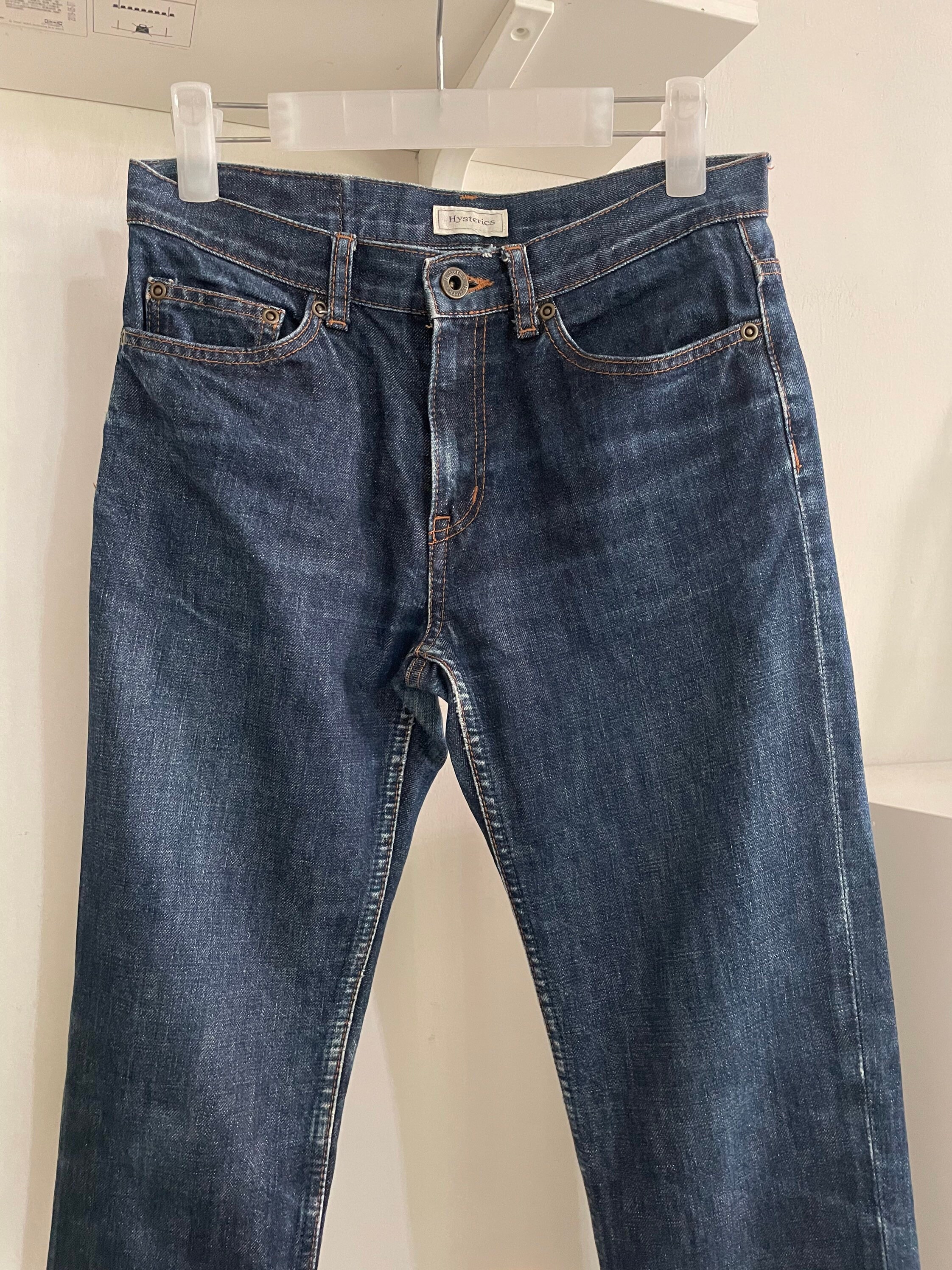レアHYSTERIC JEANSダークパープルスキニーデニムY2K レアHYSTERIC JEANSダークパープルスキニーデニムY2K