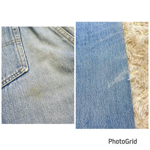 Vintage 80's Levi's 501 Jeans Medium Wash Blue W … - image 8