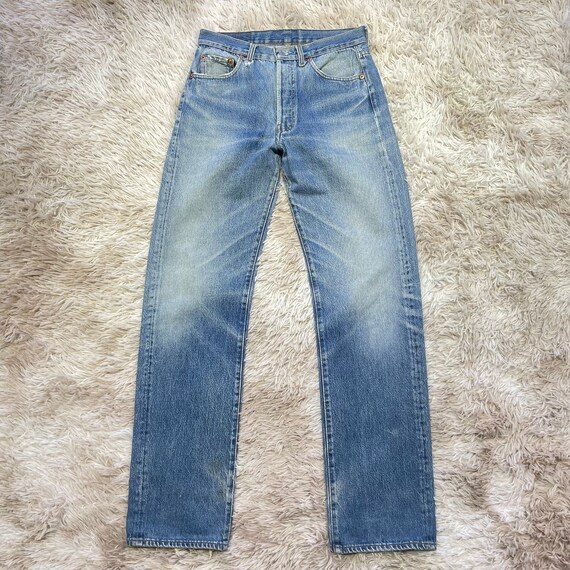 Vintage 80's Levi's 501 Jeans Medium Wash Blue W … - image 1