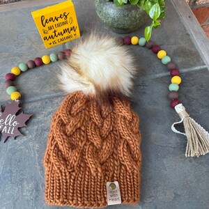 Luxe Chunky Knit Merino Wool Beanie