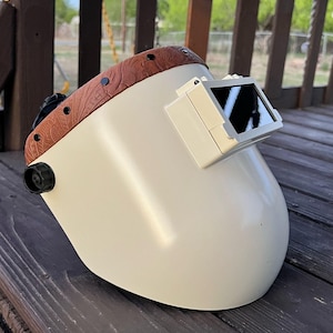 Sugar scoop welding helmet