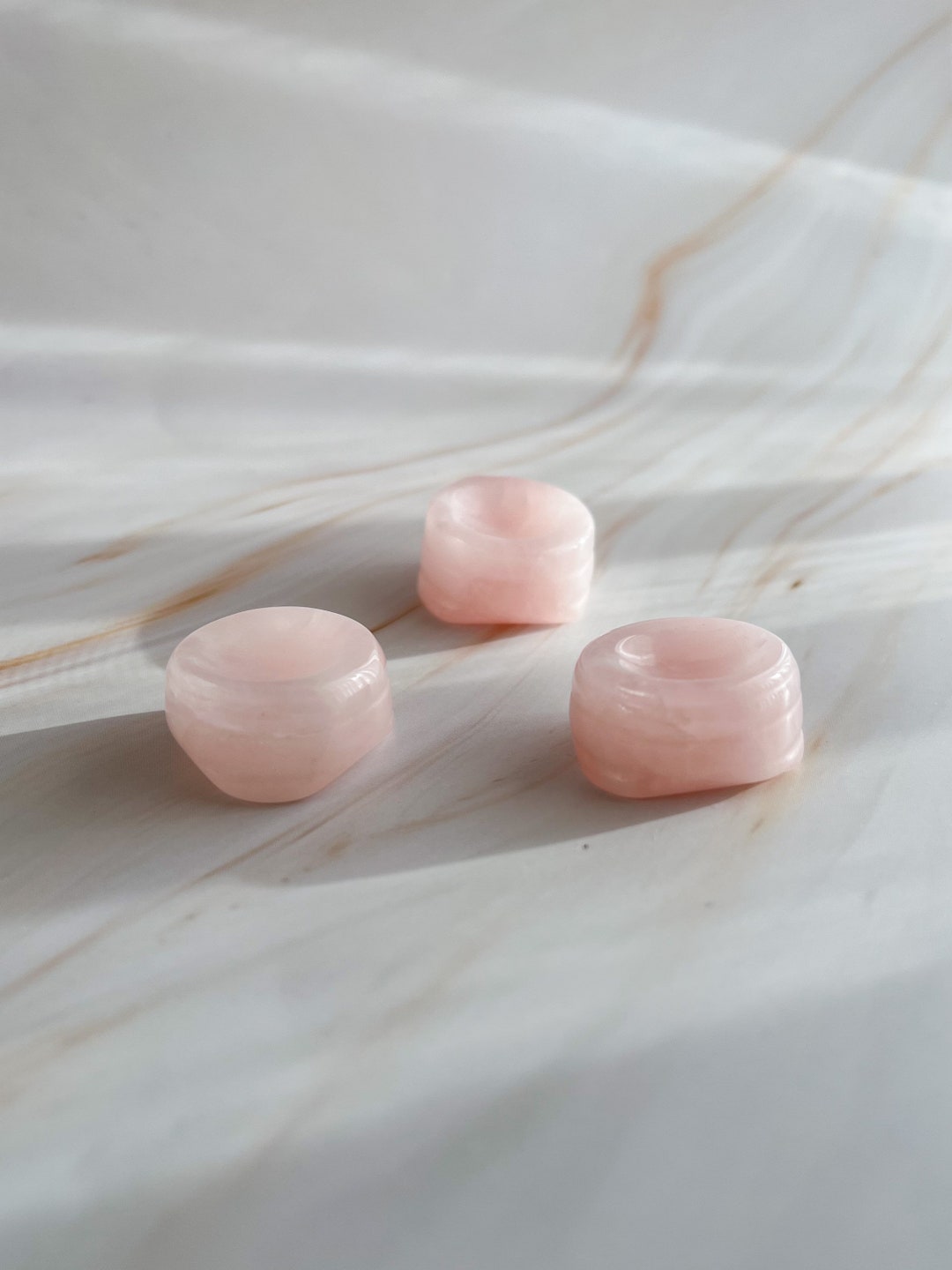 Rose Quartz Mini Sphere Stand | Mini Crystal Sphere Holder | Mini Ball ...