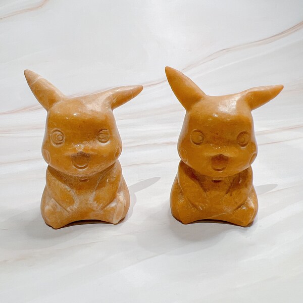 Pikachu Crystal Carving Etsy Australia