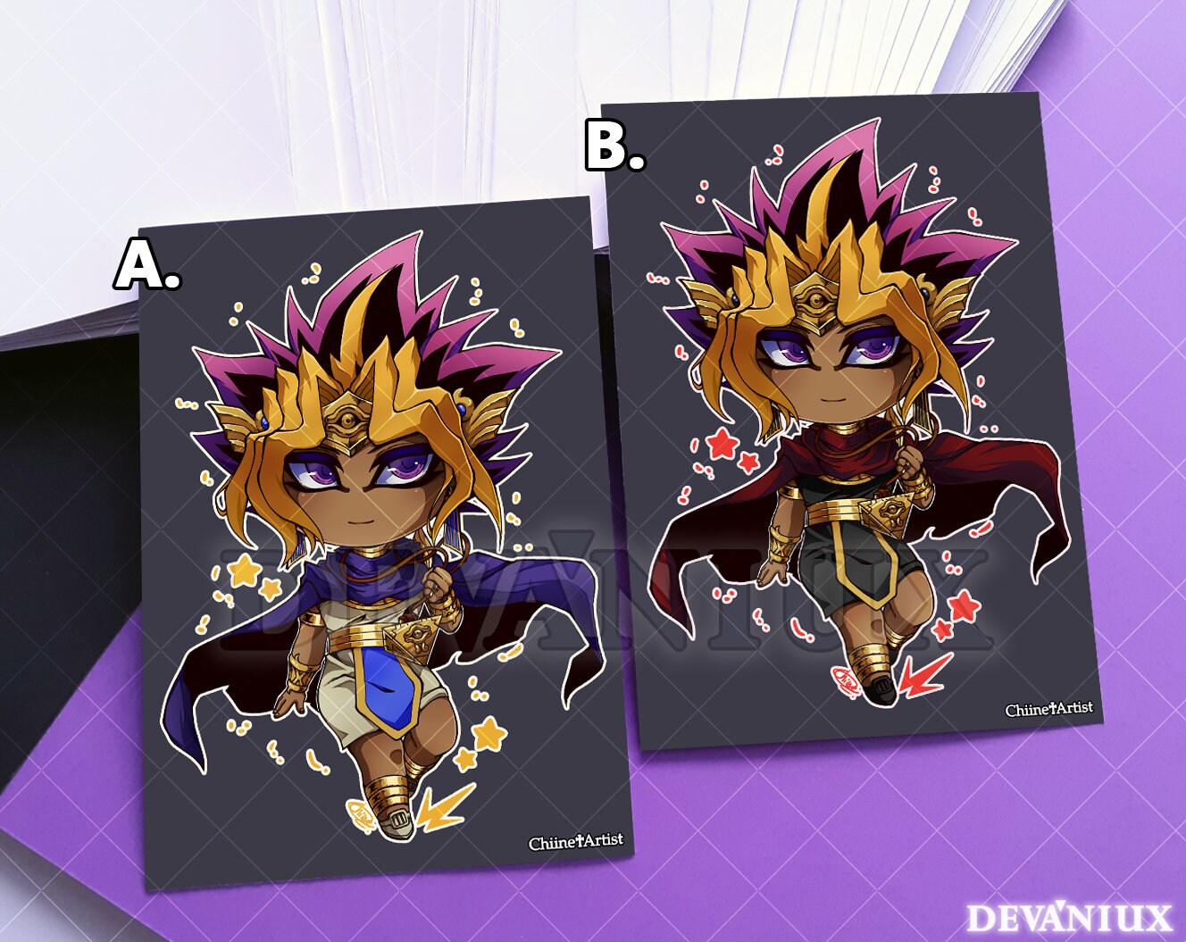 Pharaoh Atem YGO A6 Print - Etsy Hong Kong