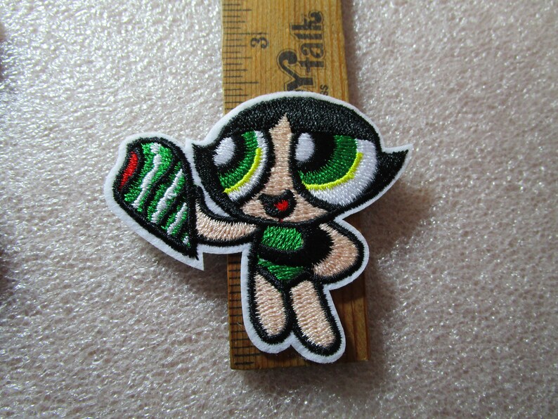 3 Power Puff Girls Iron on Patches