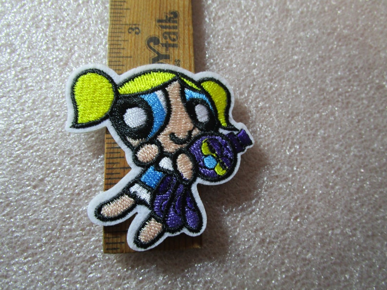 3 Power Puff Girls Iron on Patches