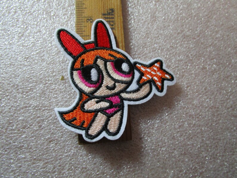 3 Power Puff Girls Iron on Patches