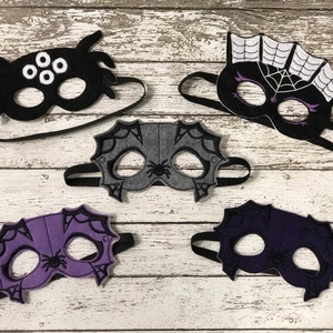 Spider Mask Bug Mask Insect Mask Halloween Felt Mask Spider Costume Costume Spider Insect Dress up Cosplay Kids Mask Pretend play