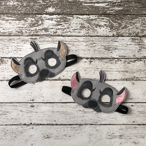 Hyena Masks Kids Masks Kids Costumes Hyena Mask Felt Mask Animal Mask Halloween mask
