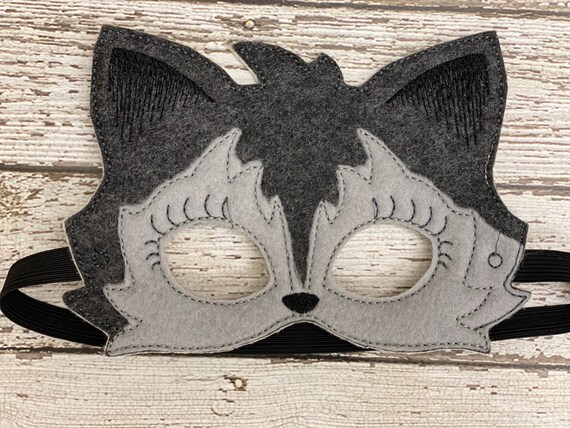 Lot De 6 Masques De Loup En Feutre – Déguisement Enfant – élastiques Ajustables – Halloween, Noël, Anniversaire – Jeu De Rôle – Taille Unique