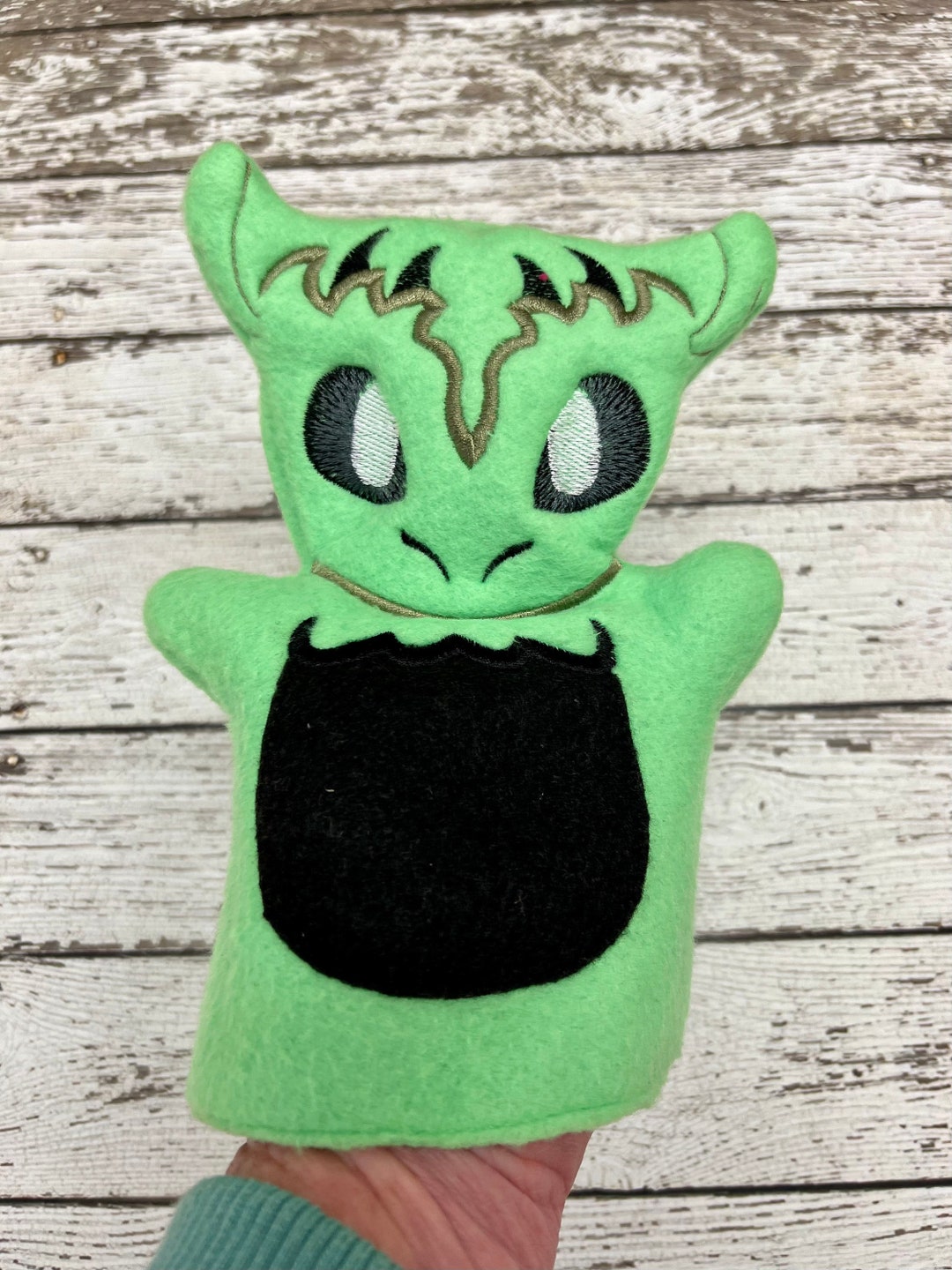 Dragon Hand Puppet Dragon Puppet Dragon Fleece Handpuppet Soft Toy