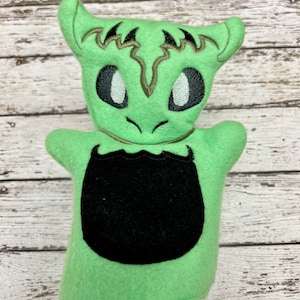 50 % OFF Dragon Hand Puppet Dragon Puppet Dragon Fleece Handpuppet  Soft Toy Quiet Keeper Toy Dragon Party Favor Dragon Birthday Party