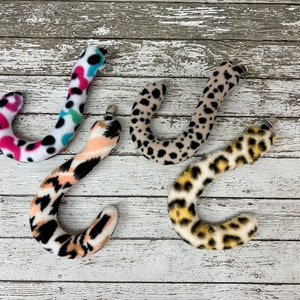 Animal Tails Costume Tails Leopard Tail Wild Cat Tail Cheetah Tail for Halloween Costume Zoo Animal Tail Halloween Costume Children Costume