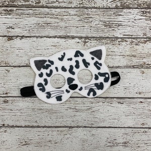 Snow Leopard Animal Mask Snow Leopard Costume African Cat Mask Zoo Animal Mask Snow Leopard Party Favor Halloween Costume Halloween Mask