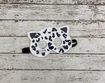 Snow Leopard Animal Mask Snow Leopard Costume African Cat Mask Zoo Animal Mask Snow Leopard Party Favor Halloween Costume Halloween Mask