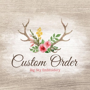 Custom Modification, Pattern Or Color Change Request, Made To Order