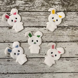 Bunny Finger Puppets Rabbit Finger Puppets Storytime Prop Easter Story Time Prop