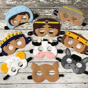 Nativity Felt Masks Nativity Costumes