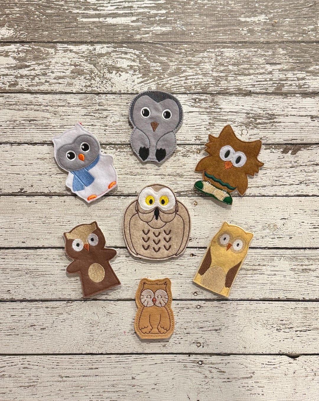 Eco-friendly Owl Finger Puppets for Creative Play - Etsy