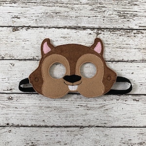 Chipmunk Maske Chipmunk Kostüm Tier Kostüm Halloween Maske Halloween Kostüm Geburtstag Party Favor Halloween Maske Pretend Play Dress up
