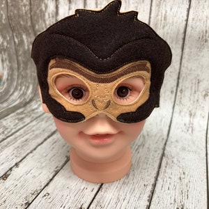 Bigfoot Mask Felt Mask Big Foot Mask Sasquatch Mask Sasquatch Costume ...