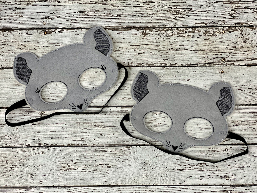 Rat Masks Kids Masks Rat Costumes Rodent Mask Felt Mask Animal Mask ...