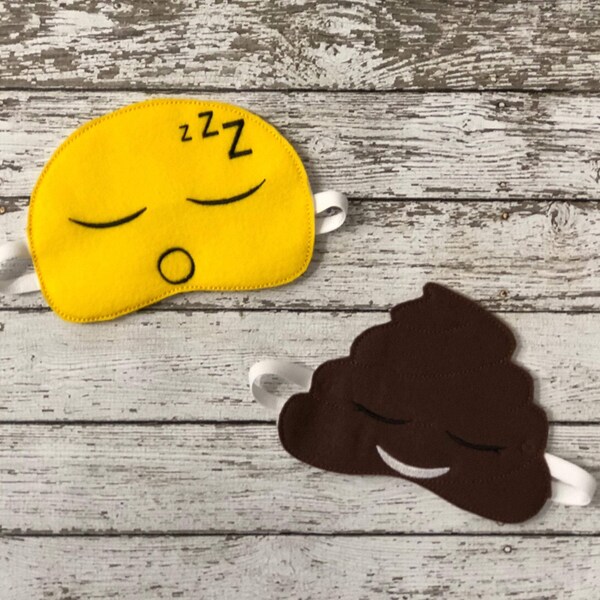 Emoji Sleep Mask Etsy