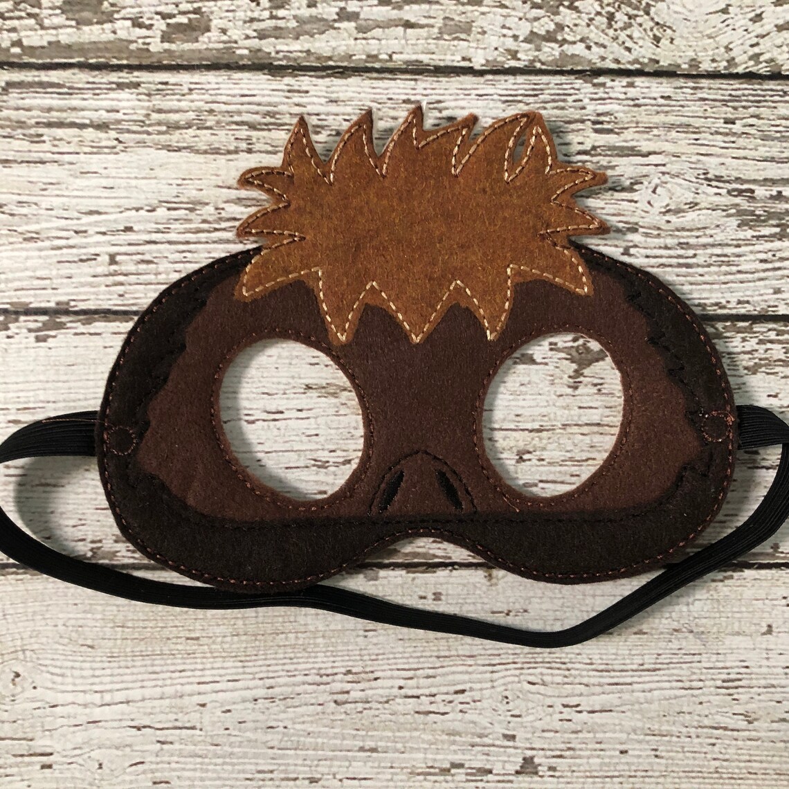 Sasquatch Mask Felt Masks Bigfoot Masks Kids Costumes | Etsy