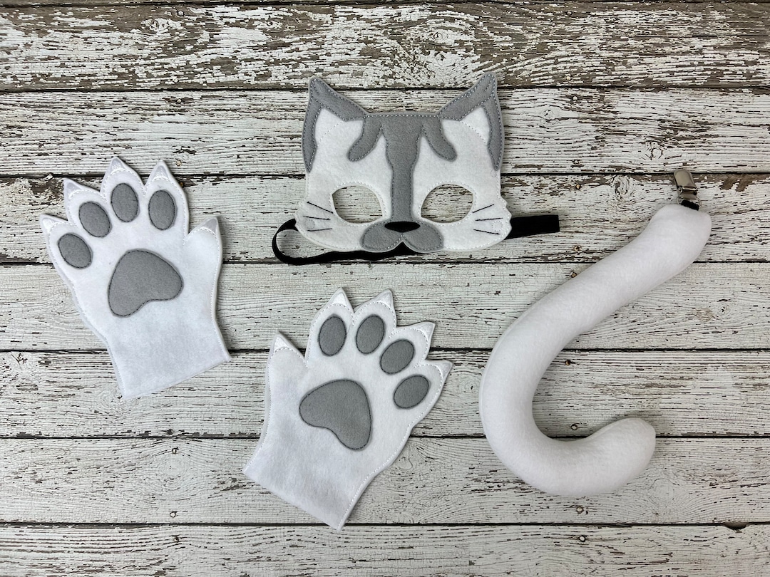 Siamese Cat Costume Siamese Cat Mask Siamese Cat Mittens Etsy