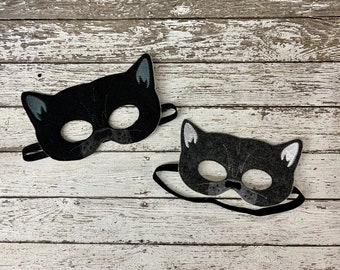 Black Panther Felt Mask: Kids Costume, Birthday Party Favor