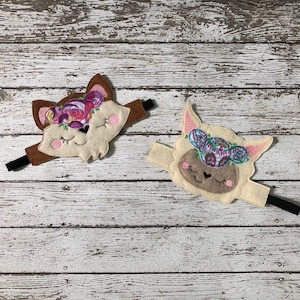 50 % OFF Floral Fox Mask Band Headbands Floral LLama Mask Band Headbands maskband