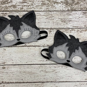 Wolf Masks Wolf Costume Kids Masks Kids Costumes Girl Wolf Mask Boy Wolf Mask Felt Mask Animal Mask Halloween mask Party Favor Book Report