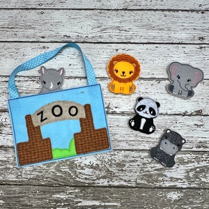 Zoo Animal Felt Finger Puppets Zoo Puppets  Zoo  Finger Puppets Zoo Storytime Animal Finger Puppets Teacher Gift Story Time Puppet Preschool