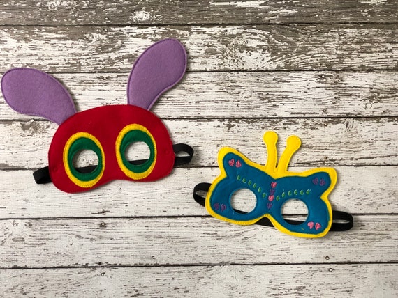 Hungry Caterpillar Felt Mask: Storybook Costume Prop